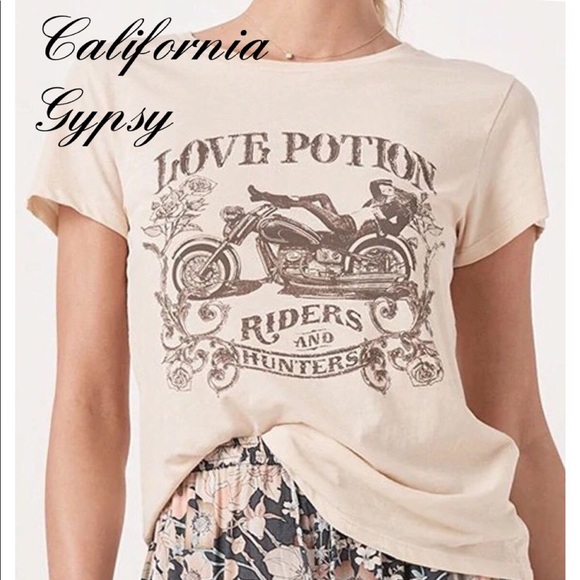 LAST ONE🎉Love Potion Motorcycle Tshirt - Picture 6 of 9